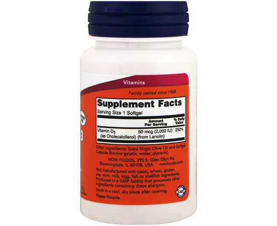 Vitamin D 180 kapsli