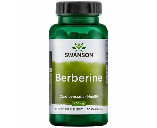 Swanson Berberine 400 mg, 60 kapslí