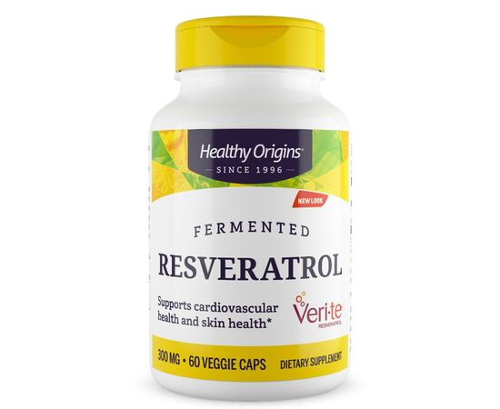 Healthy Origins Active Trans Resveratrol 300 mg, 60 veg.kapslí