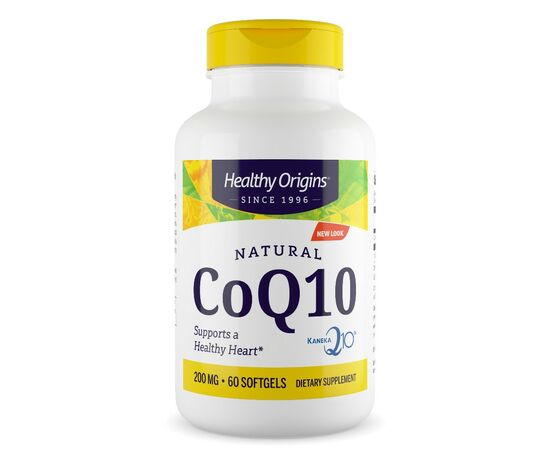 Healthy Origins, Koenzym Q10 Kaneka 200 mg, 60 kapslí