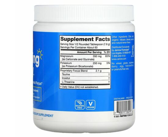 Jarrow Formulas, Calming Day, 453 g, prášek, složení