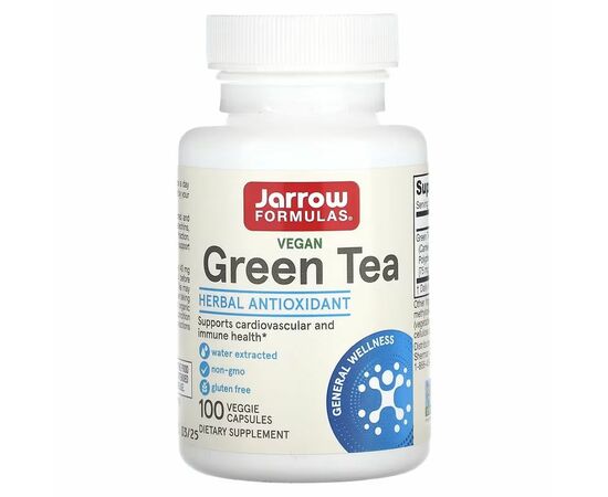 Jarrow Formulas, Green Tea, 100 rostlinných kapslí