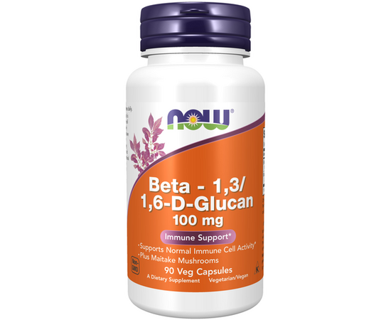 NOW Beta 1,3/1,6- D -Glucan (Beta-Glucan) 100 mg, 90 rostlinných kapslí