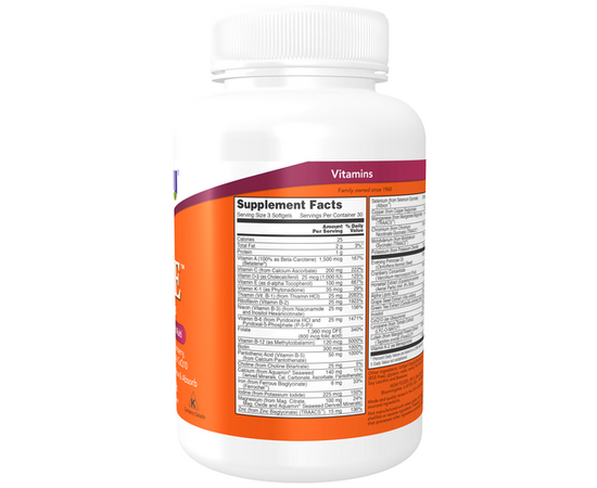 NOW Foods, EVE, Superior Women's Multi, 90 Softgels, složení
