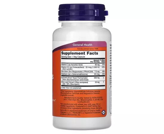 NOW Foods, EpiCor Plus Immunity, 60 rostlinných kapslí, složení