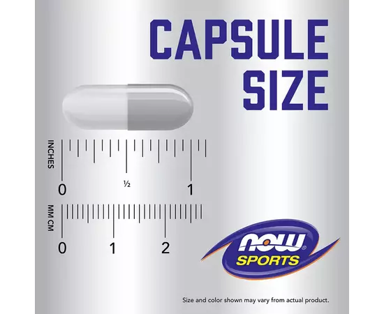 NOW Foods, Arginin + Citrulin (500 / 250 mg), 240 rostlinných kapslí, velikost kapsle