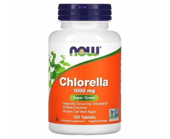 NOW Foods, Chlorella, 1 000 mg, 120 tablet