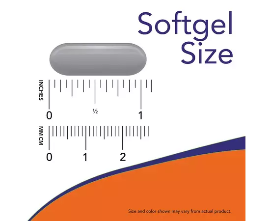 NOW Foods, Ultra Omega 3 (rybí olej), 180 rybích softgel kapslí, velikost kapsle