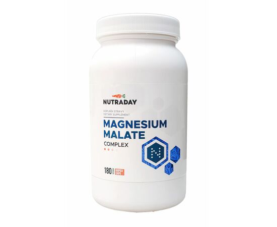 Nutraday Magnesium Malate Complex, 180 rostlinných kapslí