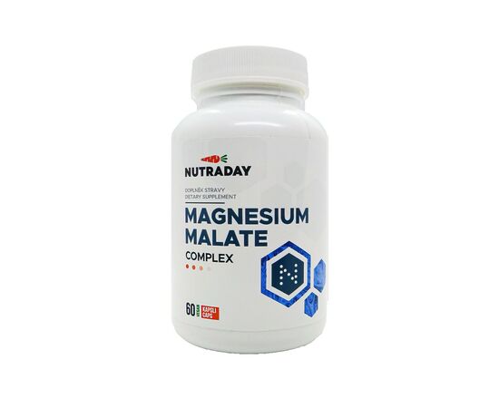 Nutraday Magnesium Malate Complex, 60 rostlinných kapslí