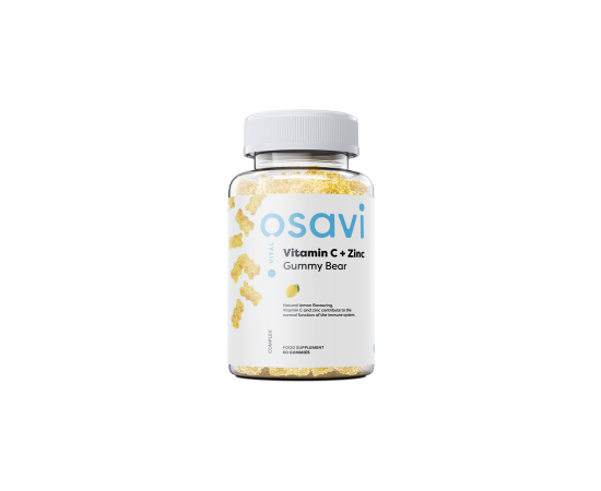 Osavi, Vitamín C + Zinc , Citron, 60 gummies